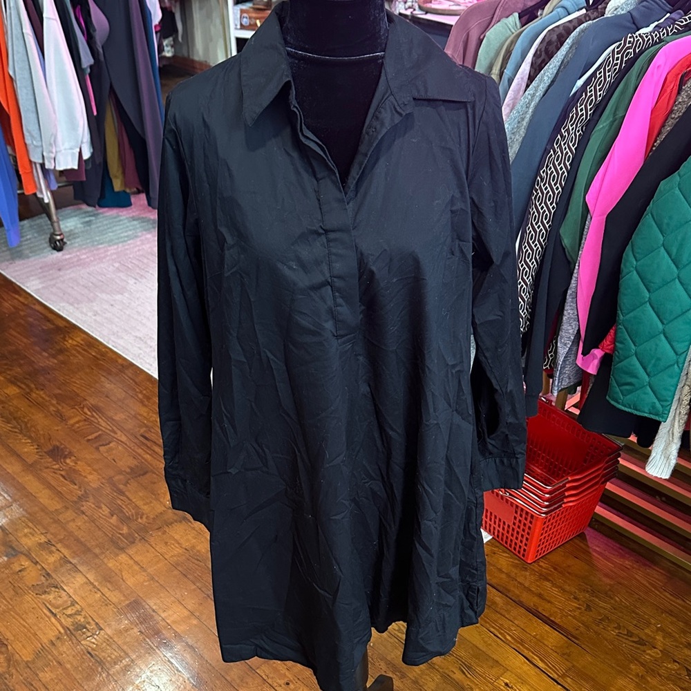 Old Navy Black L/S Collard Dress